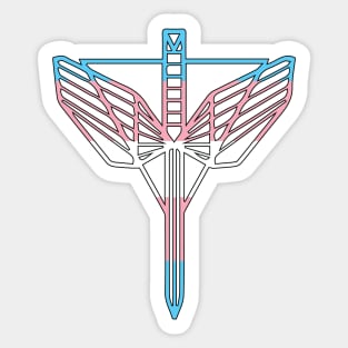 The Shield Symbol (Transgender) - Wynonna Earp Sticker